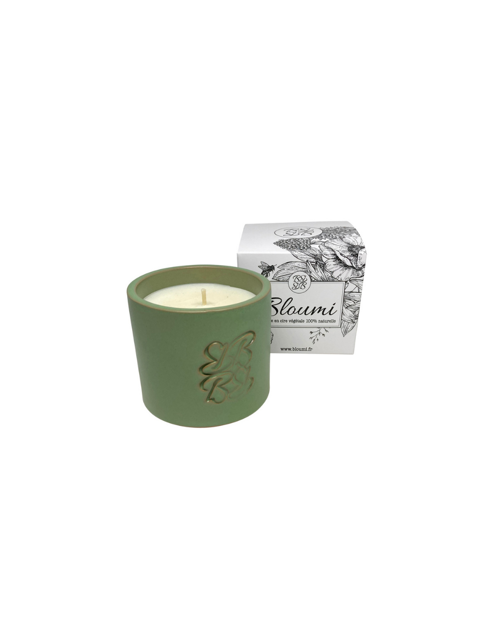 Bougie parfumée chanvre - Bloumi Bougie parfumée chanvre - Bloumi